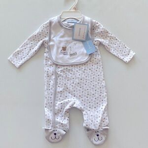 First Impressions Preemie 2 piece Bear Set